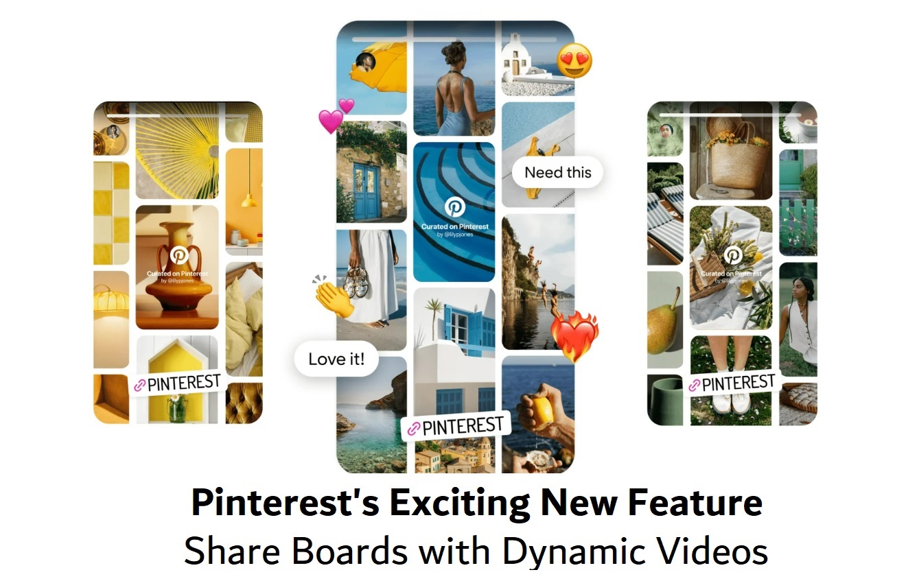 Pinterest's Exciting New Feature: Share Boards with Dynamic Videos